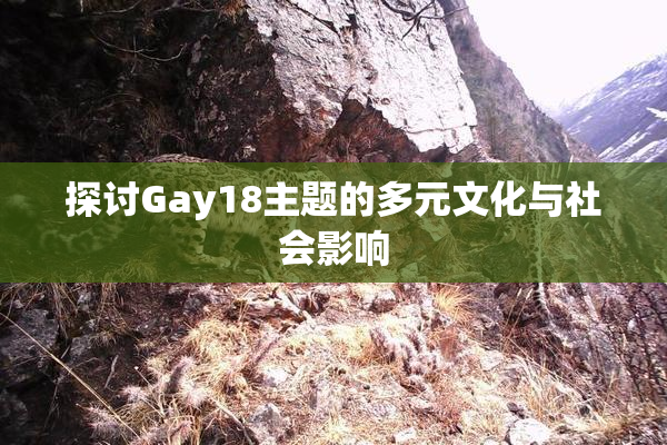 探讨Gay18主题的多元文化与社会影响