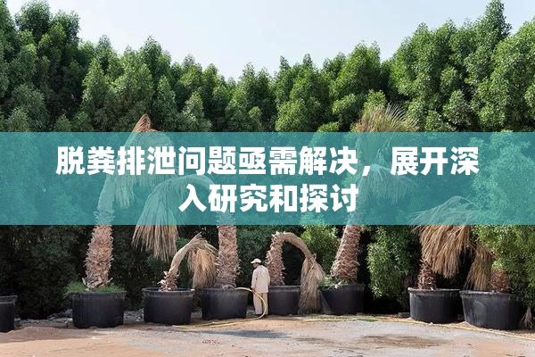 脱粪排泄问题亟需解决，展开深入研究和探讨