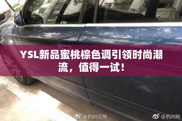 YSL新品蜜桃棕色调引领时尚潮流，值得一试！