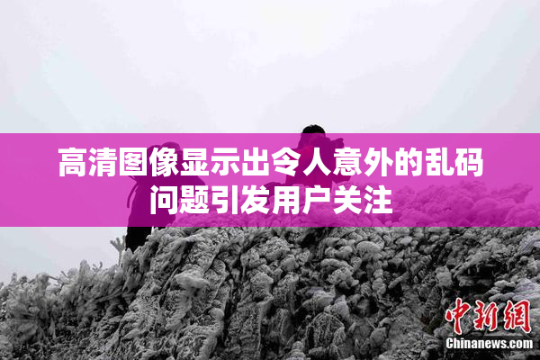 高清图像显示出令人意外的乱码问题引发用户关注