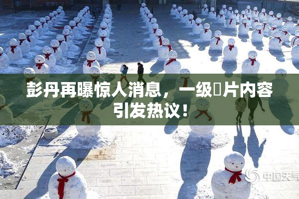 彭丹再曝惊人消息，一级婬片内容引发热议！