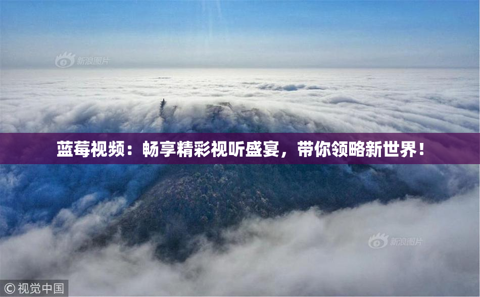 蓝莓视频：畅享精彩视听盛宴，带你领略新世界！