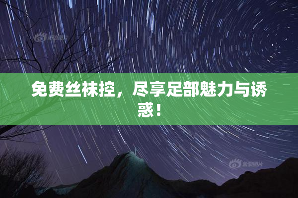 免费丝袜控，尽享足部魅力与诱惑！