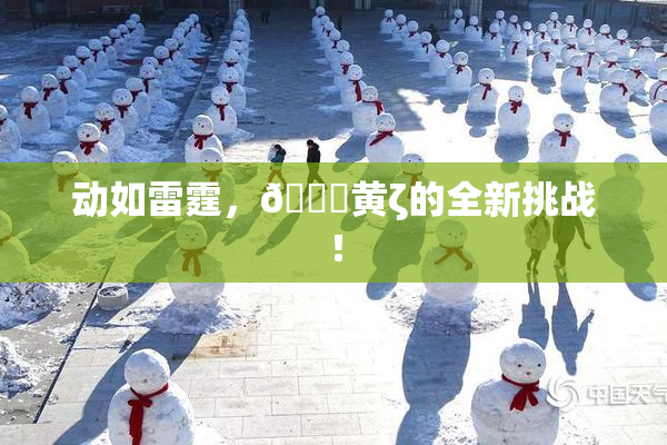 动如雷霆，🔞黄ζ的全新挑战！