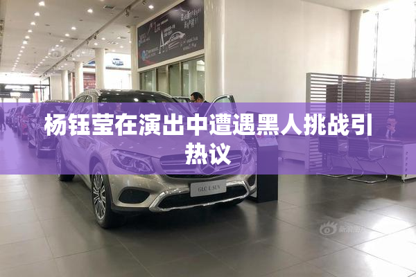杨钰莹在演出中遭遇黑人挑战引热议