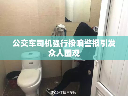 公交车司机强行按响警报引发众人围观