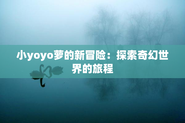 小yoyo萝的新冒险：探索奇幻世界的旅程