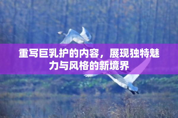 重写巨乳护的内容，展现独特魅力与风格的新境界