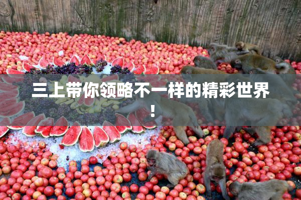 三上带你领略不一样的精彩世界！