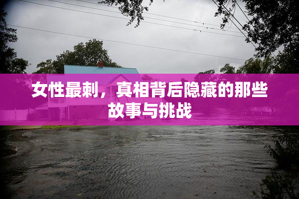 女性最刺，真相背后隐藏的那些故事与挑战