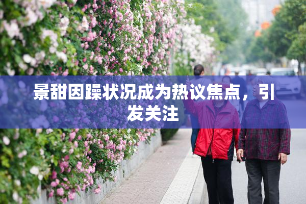 景甜因躁状况成为热议焦点，引发关注
