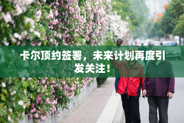 卡尔顶约签署，未来计划再度引发关注！