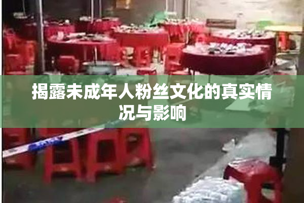揭露未成年人粉丝文化的真实情况与影响
