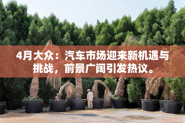 4月大众：汽车市场迎来新机遇与挑战，前景广阔引发热议。