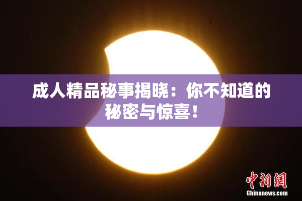 成人精品秘事揭晓：你不知道的秘密与惊喜！