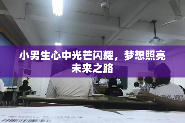 小男生心中光芒闪耀，梦想照亮未来之路