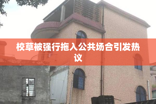 校草被强行拖入公共场合引发热议