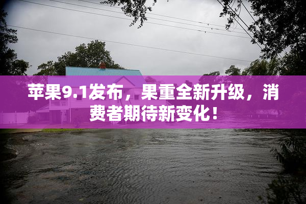 苹果9.1发布，果重全新升级，消费者期待新变化！