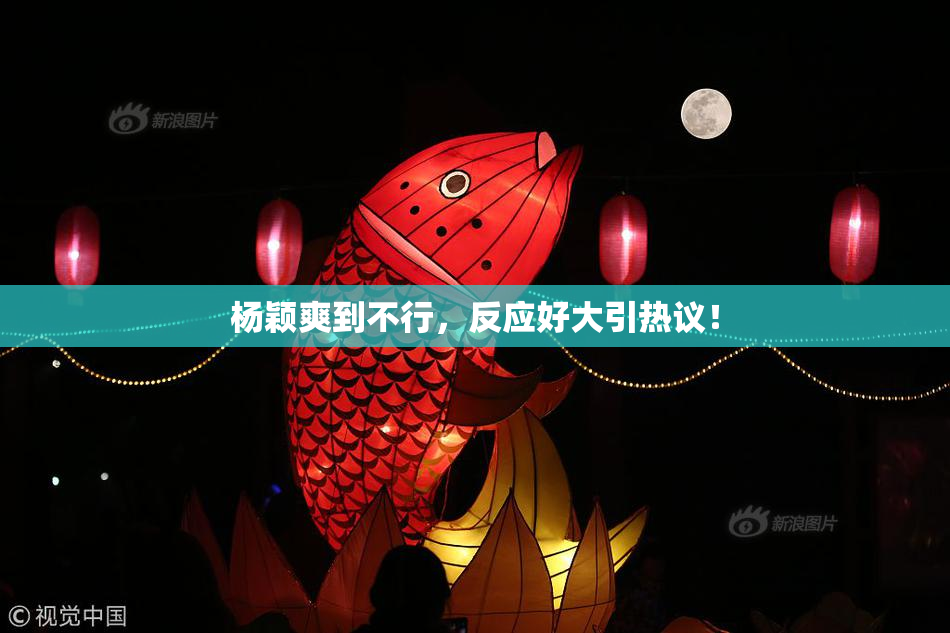 杨颖爽到不行，反应好大引热议！