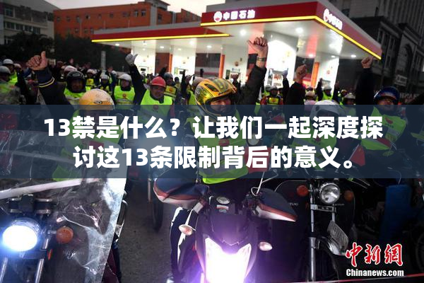 13禁是什么？让我们一起深度探讨这13条限制背后的意义。
