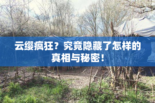 云缨疯狂？究竟隐藏了怎样的真相与秘密！
