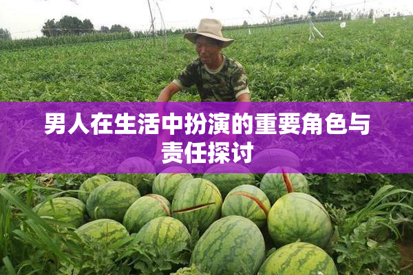 男人在生活中扮演的重要角色与责任探讨