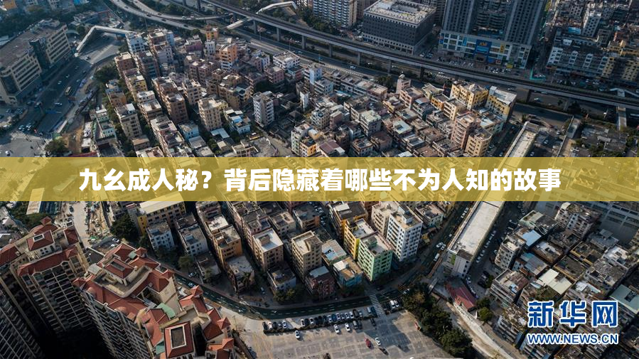 九幺成人秘？背后隐藏着哪些不为人知的故事