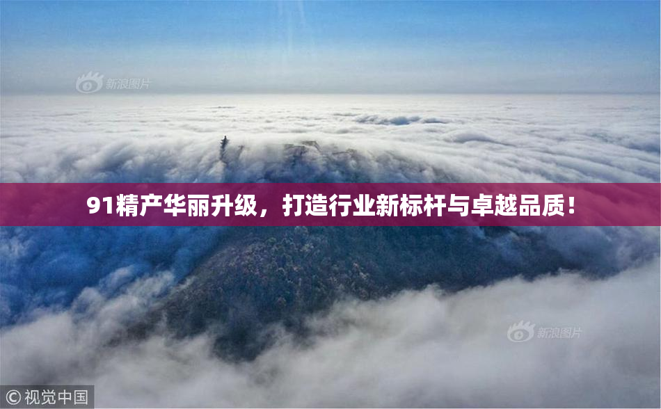 91精产华丽升级，打造行业新标杆与卓越品质！