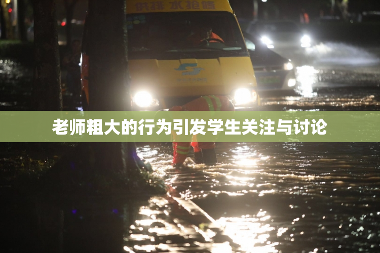 老师粗大的行为引发学生关注与讨论