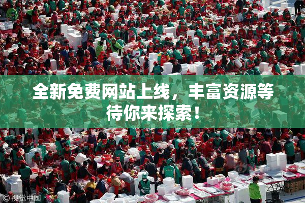 全新免费网站上线，丰富资源等待你来探索！