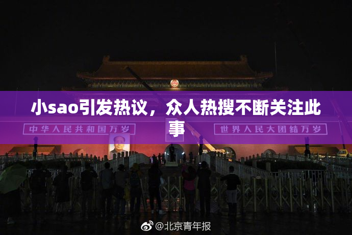 小sao引发热议，众人热搜不断关注此事
