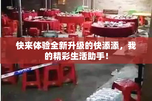 快来体验全新升级的快添添，我的精彩生活助手！