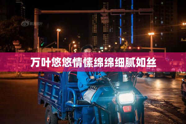 万叶悠悠情愫绵绵细腻如丝