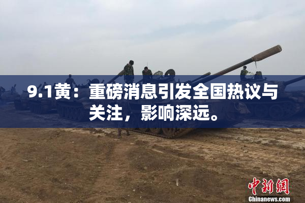 9.1黄：重磅消息引发全国热议与关注，影响深远。