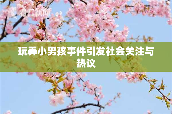 玩弄小男孩事件引发社会关注与热议