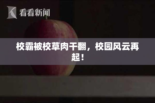 校霸被校草肉干翻，校园风云再起！