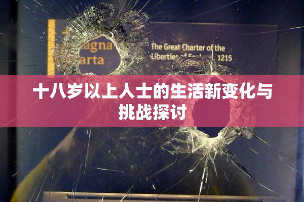 十八岁以上人士的生活新变化与挑战探讨