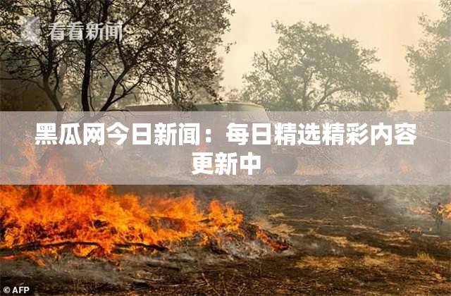 黑瓜网今日新闻：每日精选精彩内容更新中
