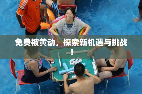 免费被黄动，探索新机遇与挑战！