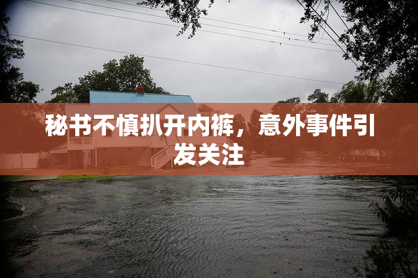 秘书不慎扒开内裤，意外事件引发关注