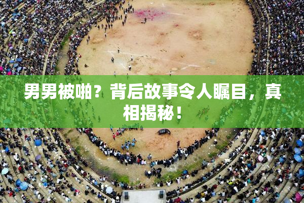 男男被啪？背后故事令人瞩目，真相揭秘！