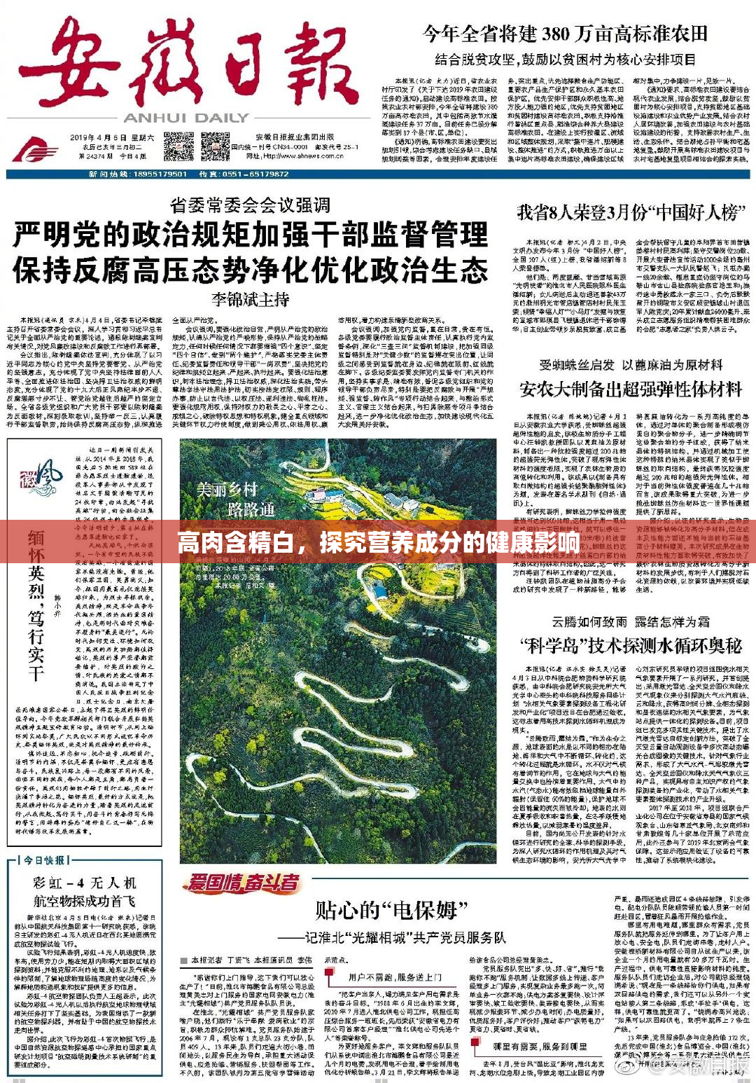 高肉含精白，探究营养成分的健康影响