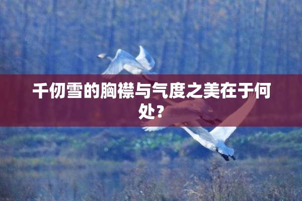 千仞雪的胸襟与气度之美在于何处？