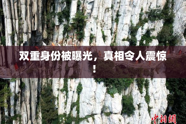 双重身份被曝光，真相令人震惊！
