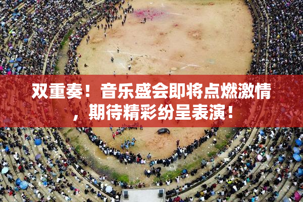 双重奏！音乐盛会即将点燃激情，期待精彩纷呈表演！