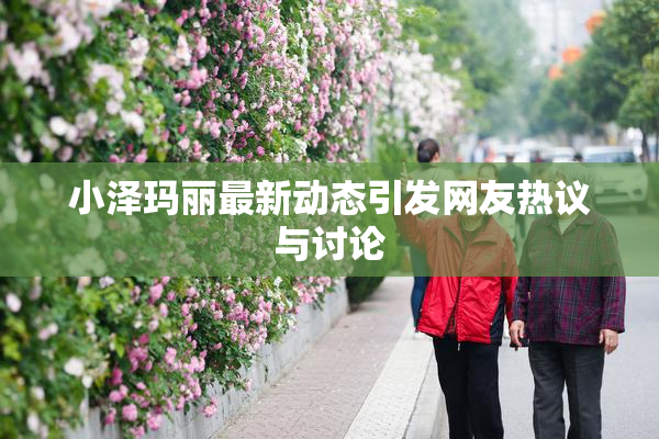 小泽玛丽最新动态引发网友热议与讨论