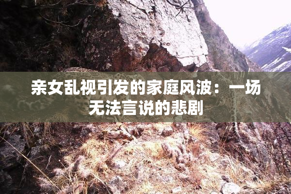 亲女乱视引发的家庭风波：一场无法言说的悲剧