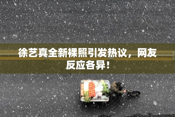 徐艺真全新裸照引发热议，网友反应各异！