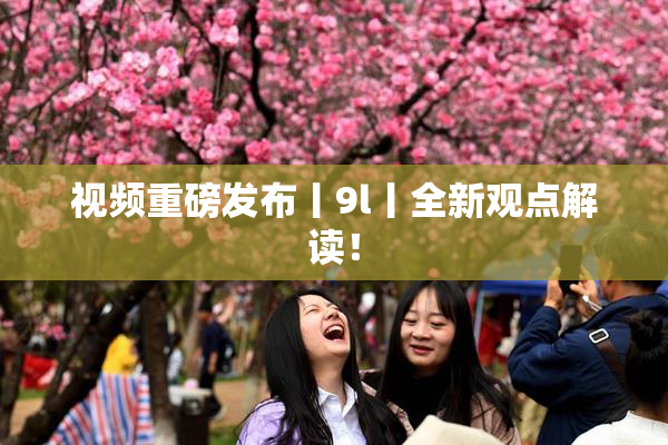 视频重磅发布丨9l丨全新观点解读！