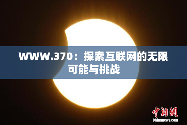 WWW.370：探索互联网的无限可能与挑战